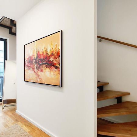 Maisonette-Penthouse Inklusive Whirlpool Ueber Den Daechern Von Magdeburg Exterior foto